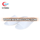 low price plain terry white disposable hotel slippers